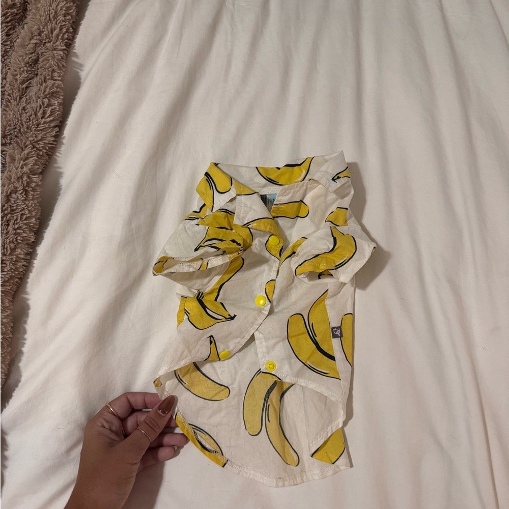 Banana Print Dog Shirt